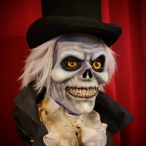 Ezra spukte Zylinder trägt Geisterbüste Herrenhaus Wohnung Gespenst xl Büste