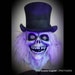 Classic  top Hat  ghost with glass eyes 