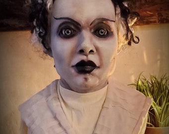 Bride of frankenstein universal monsters inspired full size prop bust