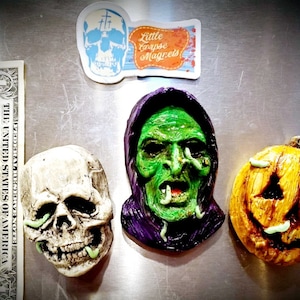 Halloween 3 Saison der Hexe inspiriert 3-teiliges Magnet Maskenset kein Leuchten.