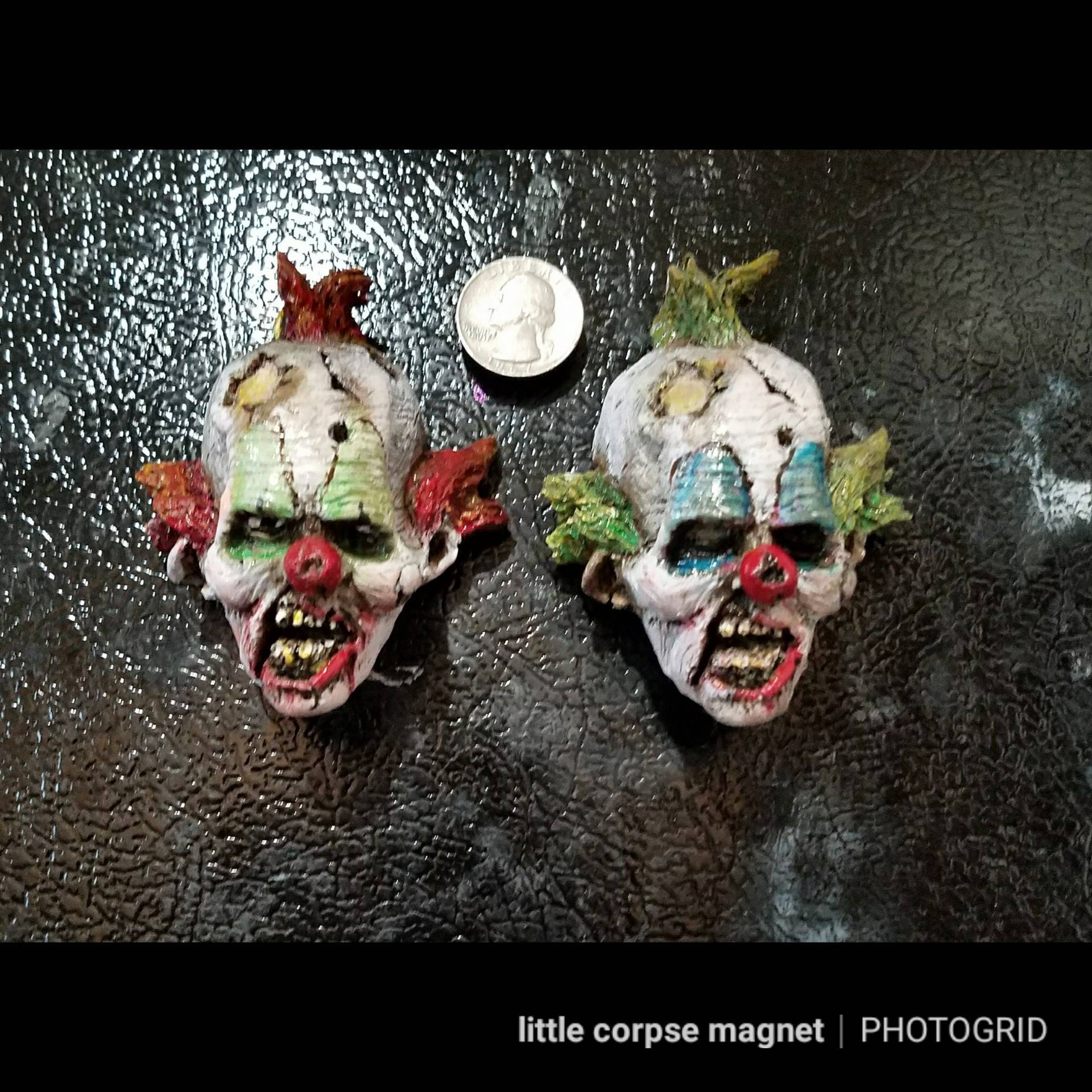 Zombie Clown Magnet - Etsy Canada
