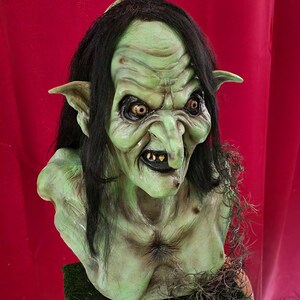 Swamp witch muckelbones legend inspired full size horror bust image 8