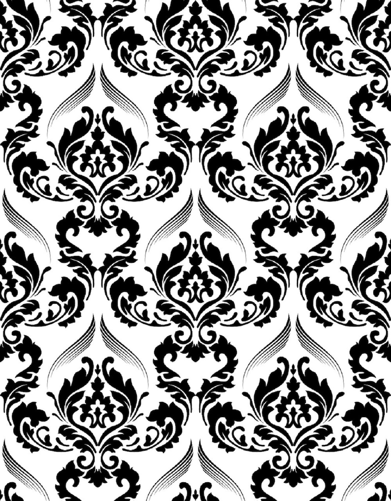 Royal Victorian Seamless Wall Stencil | Etsy