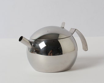 Stella Galaxy teapot from the 80s made in Italy - stainless steel - postmodern