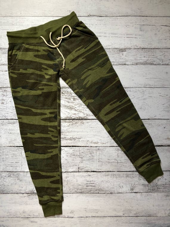 camouflage ladies joggers
