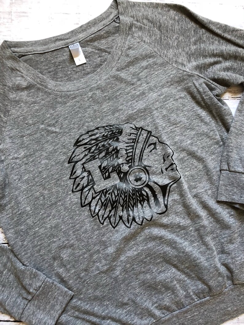 Larned Indian Pullover Larned Indians Shirt School Mascot Apparel Mascot T-Shirt Larned Indians Indians Shirt School Shirts