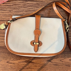 Vintage Dooney & Bourke Equestrian Shoulder Bag - Excellent Condition - Circa 1992
