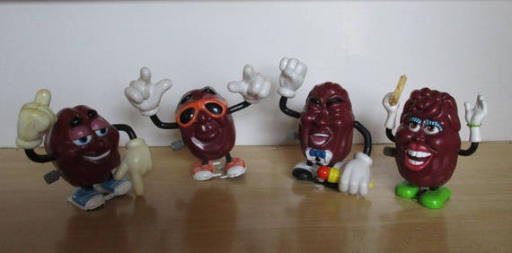 california raisin figurines