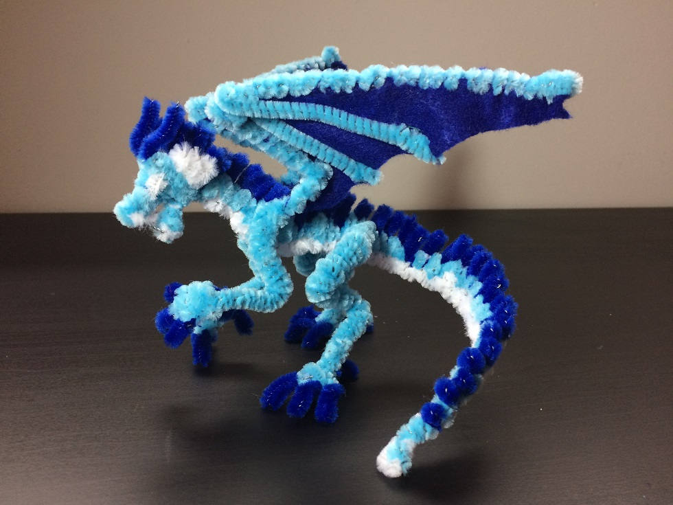 Pipe Cleaner Dragon Etsy