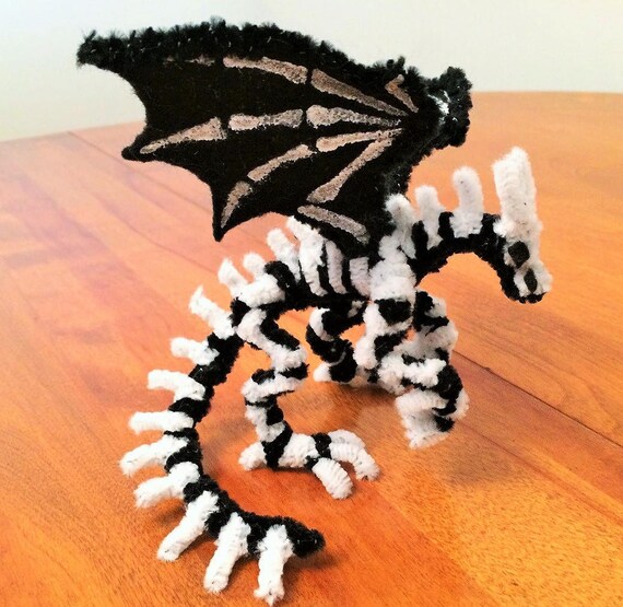 Pipe Cleaner Ghost Dragon Etsy