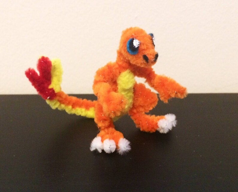 Pipe Cleaner Pokemon Figurine Bulbasaur Charmader Squirtle Etsy