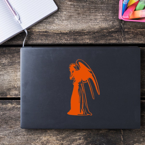 Weeping Angel Inspired Vinyl Decal | Choose Your Own Size Decal | Doctor Who Decal | Dr Who | Weaping Angel | Tardis Decal