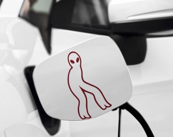 Fresno Nightcrawler Decal – Cryptid Vinyl Sticker Sticker for Coolers, Tumblers, Phones, and More