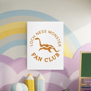 Loch Ness Monster Fan Club Vinyl Decal: Cryptozoology Sticker