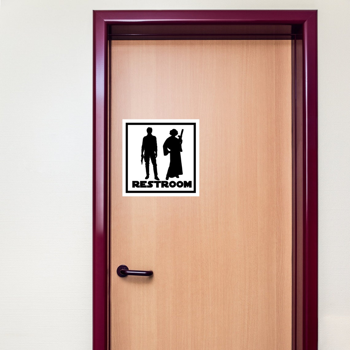 Star Wars Inspired Restroom Decal Star Wars Bathroom Sign Etsy UK