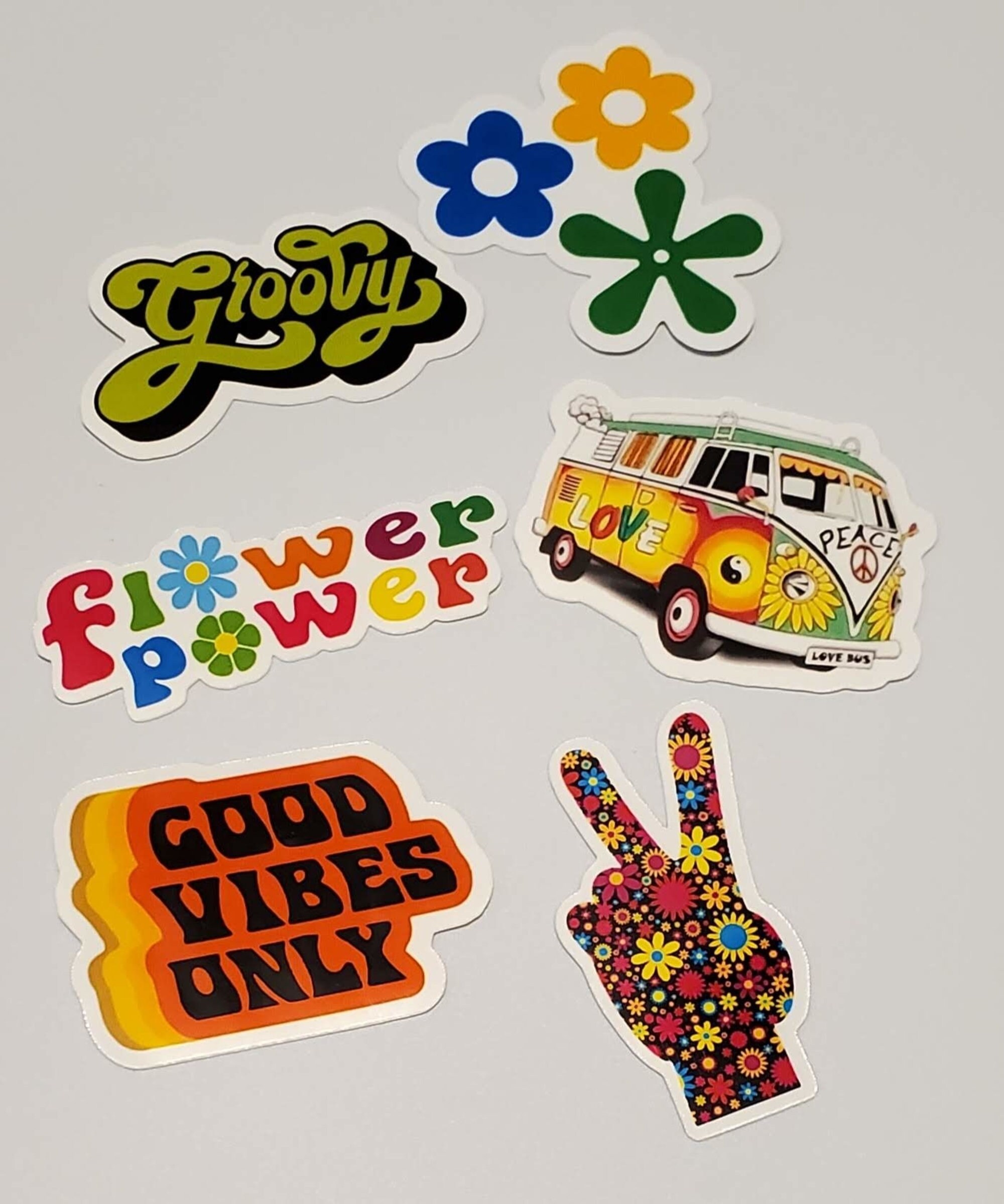 Retro Sticker Bundle 70's Sticker Bundle 60's Etsy
