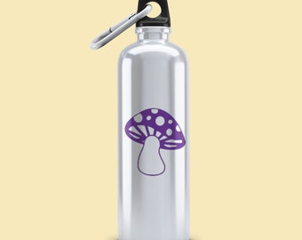 Retro Mushroom Vinyl Decal: Groovy Bumper Sticker