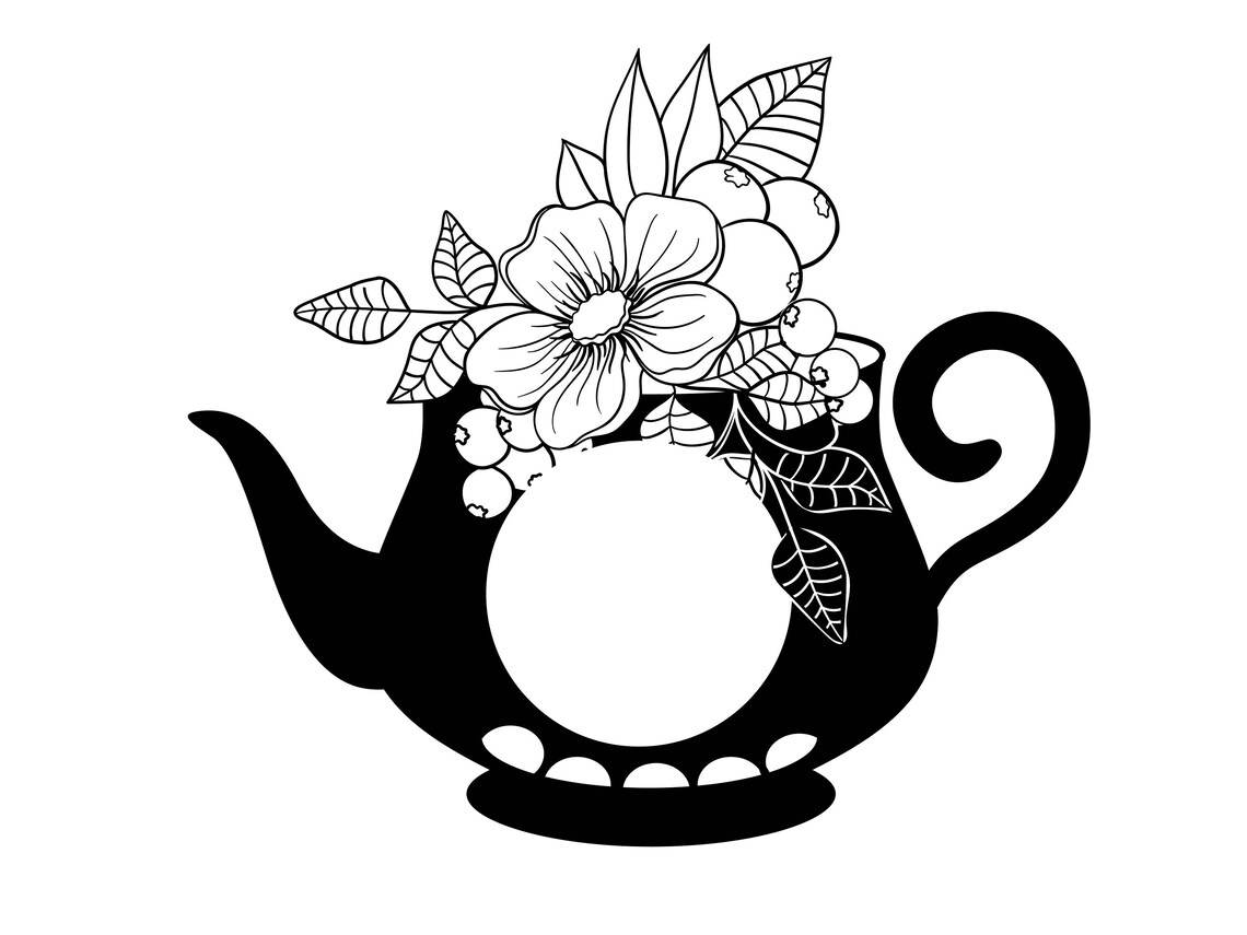 Coffee Tea Svg Cup Svg Bundle Tea Pot Clipart Cut Files Etsy UK