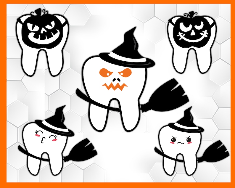 Download Tooth halloween svg Tooth Fairy Svg Halloween Silhouette ...