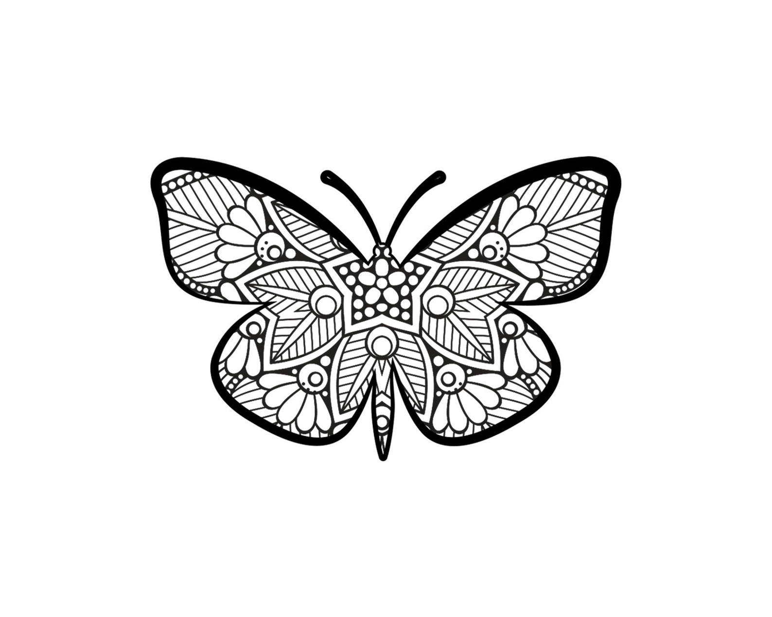 Download Butterfly Mandala svg insect svg wall art moth svg moth ...