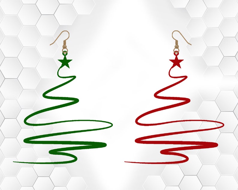 Download Christmas tree earring svg Christmas Earrings Bundle svg ...
