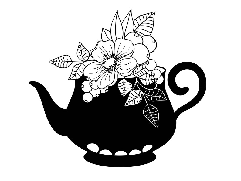 Download Coffee Tea Svg Cup Svg Bundle Tea Pot Clipart Cut Files | Etsy