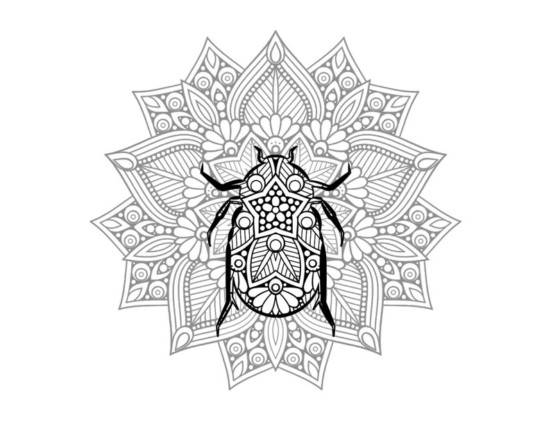 Download Moth Mandala svg insect svg wall art moth svg moth Bundle ...