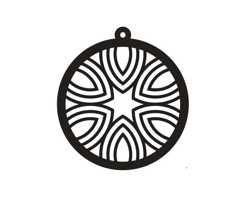 Download Mandala Earrings svg Flower Earrings svg geometric earring svg | Etsy