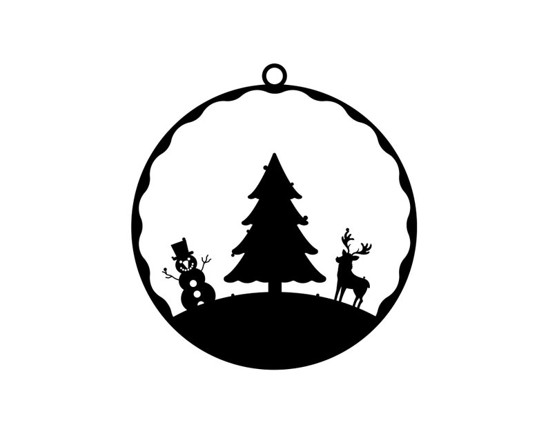 Download Layered christmas earring svg Christmas earring svg xmas ...