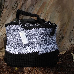 Crochet Diaper Bag | Includes 2 Stroller Hooks | Unique Handmade Baby Shower Gift - 'Chicago'