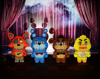 FNAF Five Nights at Freddy's Keychain Dolls Horror Fazbear Charms