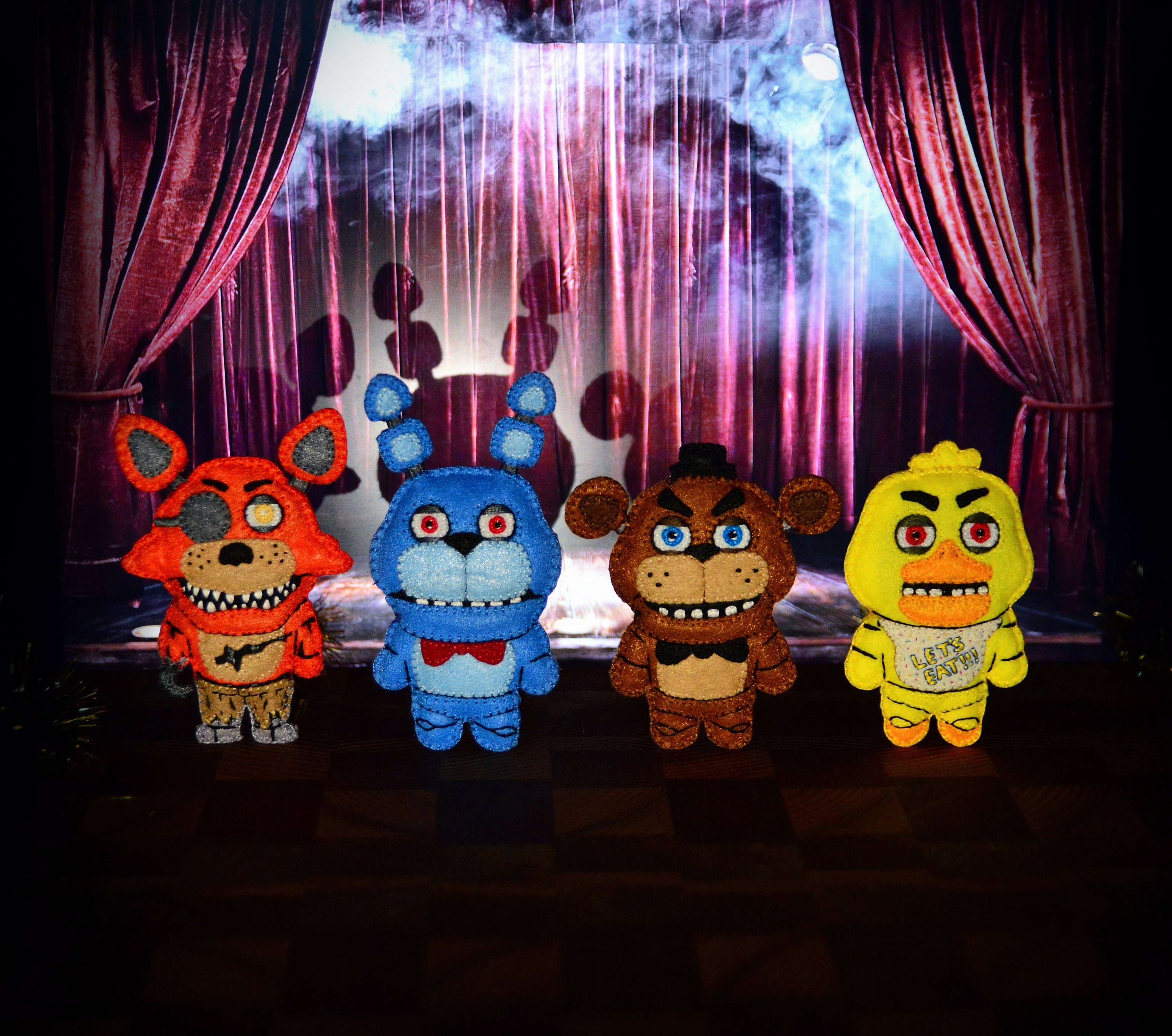 FNAF Five Nights at Freddy's Keychain Dolls Horror Fazbear Charms