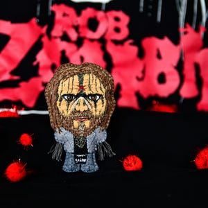 Rob Zombie Handmade Keychain Doll Metal Rock Gift