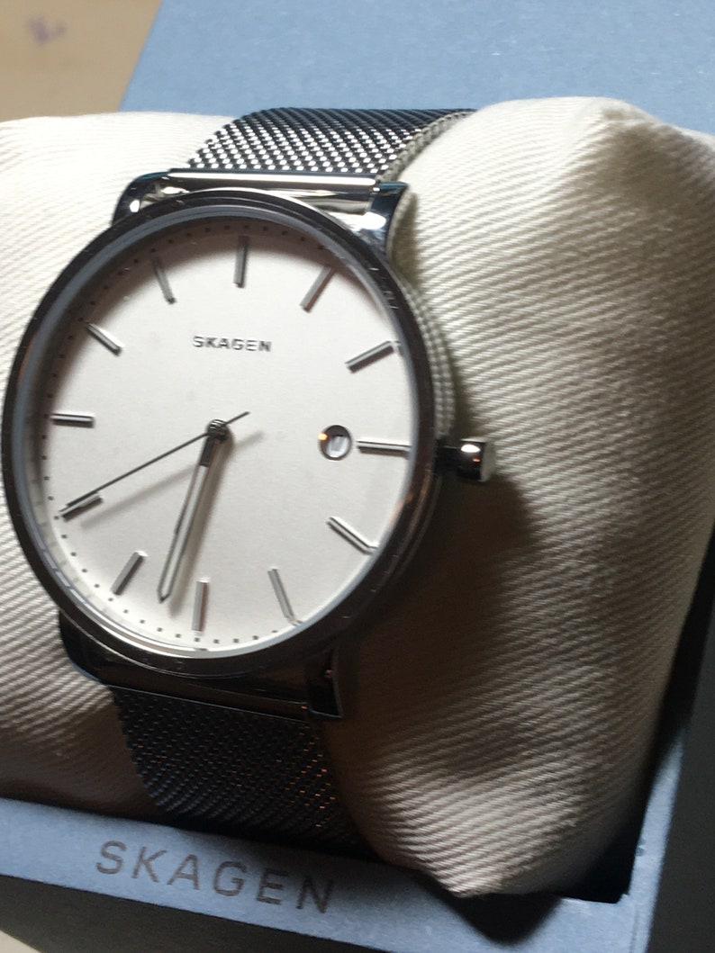 Gents Skagen Elegant Slim Wristwatch . Boxed With Tags/booklet - Etsy