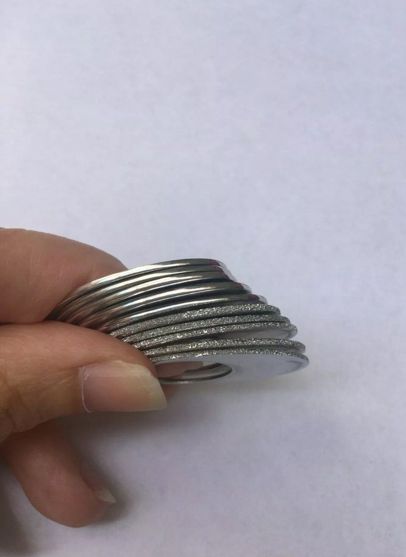 Size 7 10 Pianegonda Stackable Rings All fully Hallmarked Size N Made in Italy U.S Sterling Silver