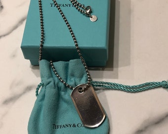 Tiffany Dog Tag - Etsy