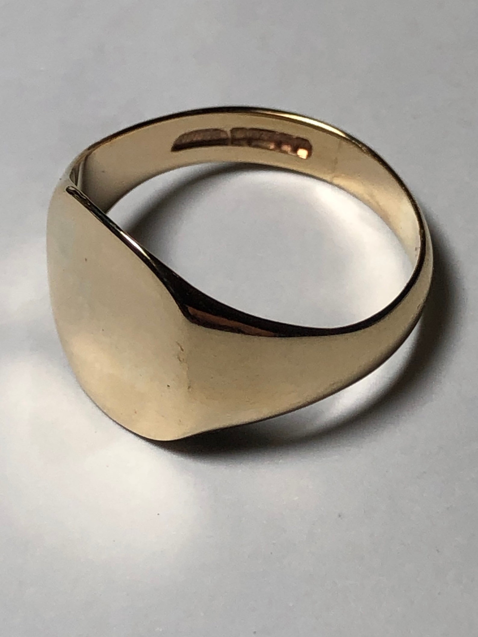 9ct. 375. Yellow Gold. Ring Size R. U.S. Size 9. Fully Etsy UK