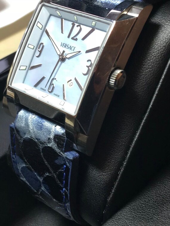 Versace Watch FLQ99 34mm. 100 Authentic Etsy UK