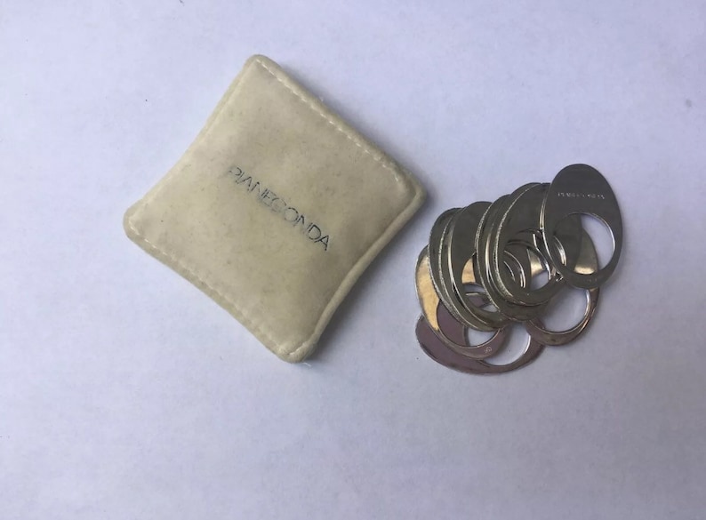 Size 7 10 Pianegonda Stackable Rings All fully Hallmarked Size N Made in Italy U.S Sterling Silver
