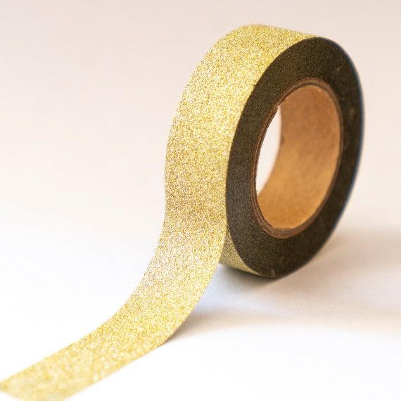 Light Gold Washi Tape, 15mm Gold Shiny Tape, Wrapping Tape, Metallic Gold  Masking Tape, Bullet Journal, Planner, Solid Gold Colour Washi
