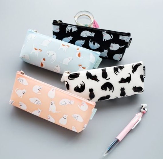 Cat Pencil Case Cute Cat Pencil Cases in 4 Designs 