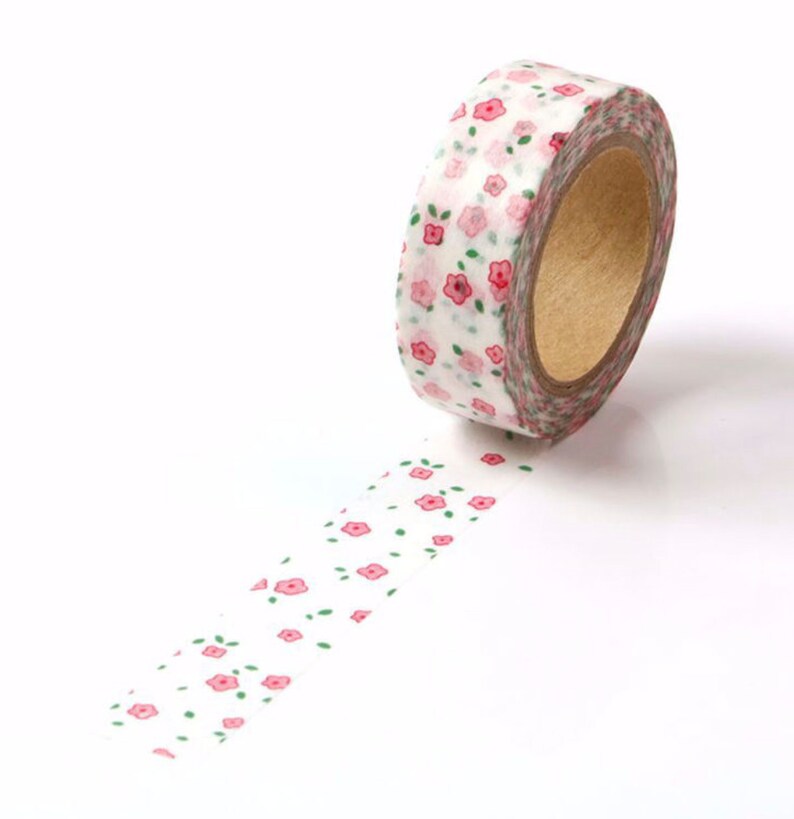 Bojo Journal Washi Tape Floral Washi Tape Washi Tape With Flower Pattern