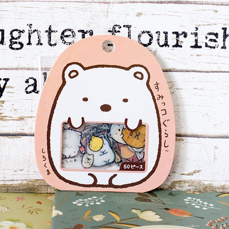 Sumikko Gurashi Polar Bear Stickers Sticker Sack Kawaii | Etsy
