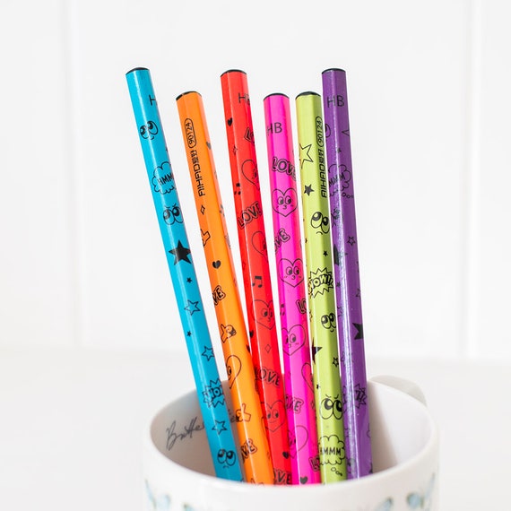 Cool Colourful Pencils | Fun Bright Pencils | School Pencils