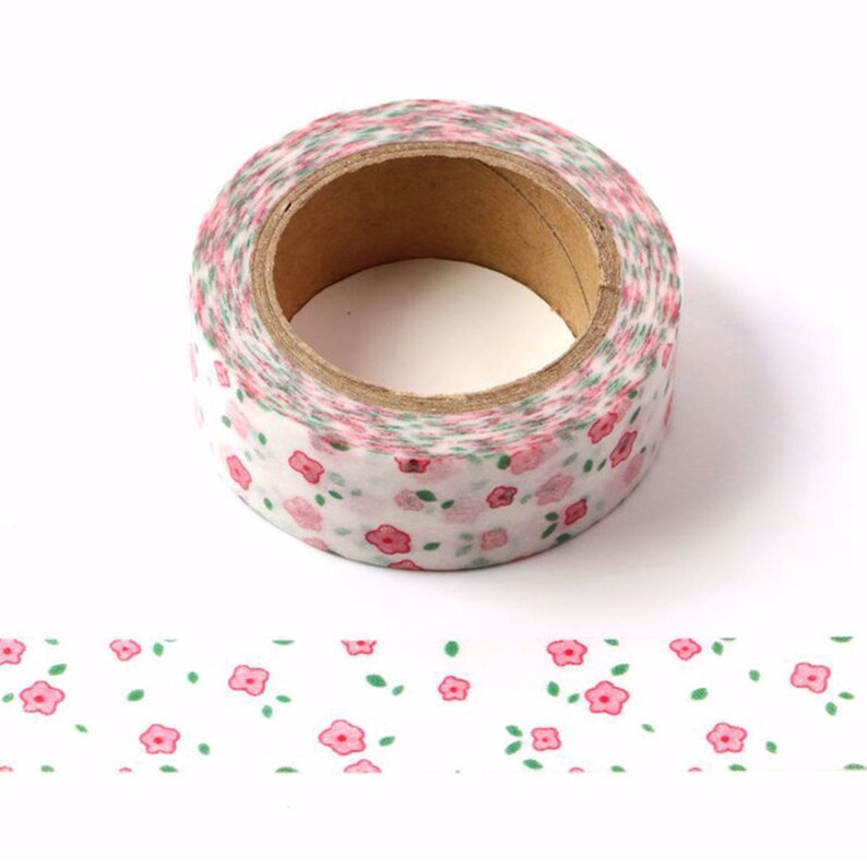 Bojo Journal Washi Tape Floral Washi Tape Washi Tape With Flower Pattern