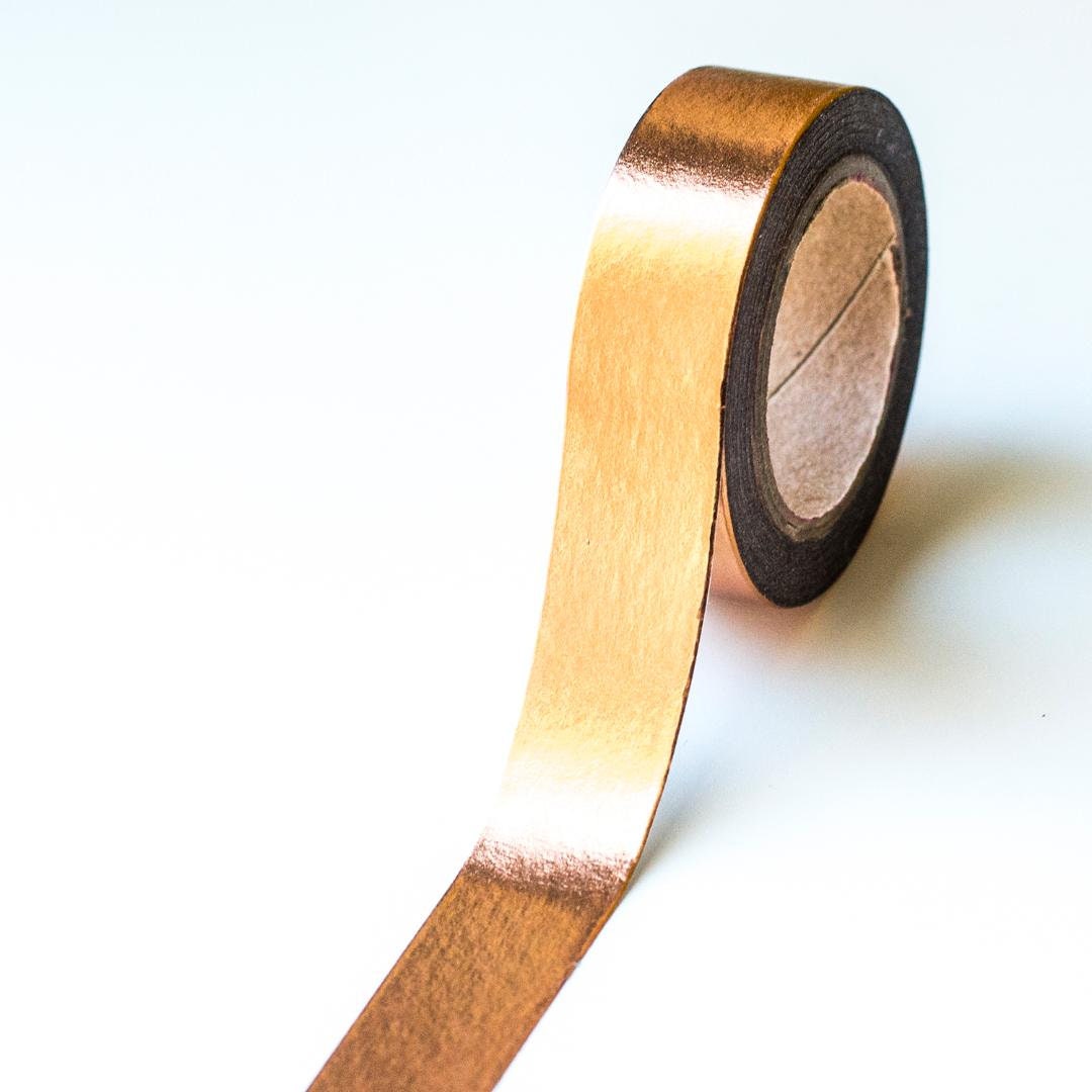 Plane Gold Foil Washi Tape Solid Gold Foil Washi Tape 