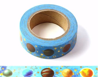 Washi Tape - Foil Stars And Planets