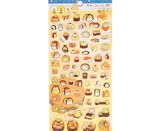 Sumikkogurashi Sushi Set Kawaii Stickers | Sumikkogurashi Stickers