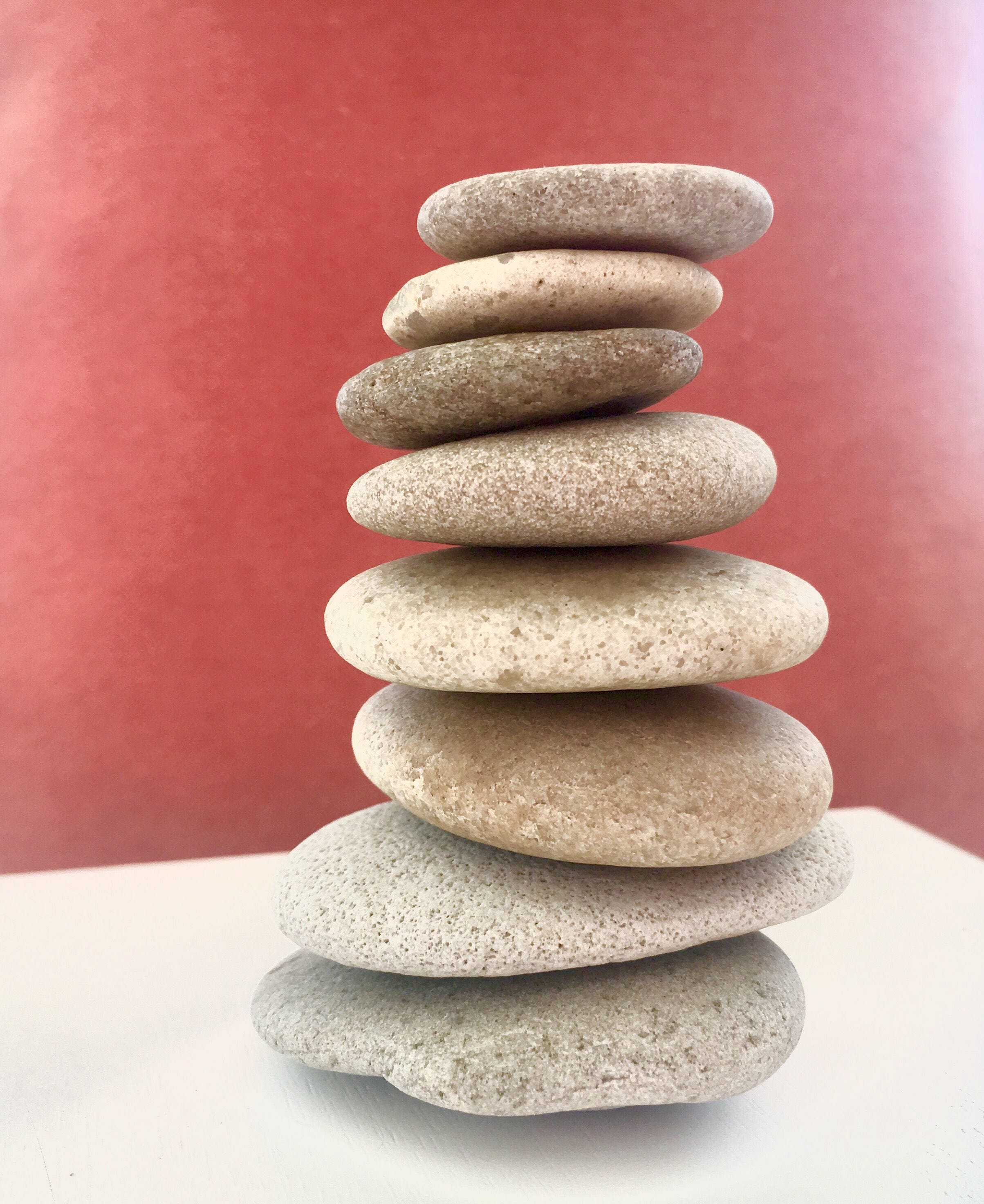 Rock stack Cairn / Stacking stones stacked stones set of 8 Etsy