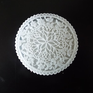 1/12 Scale Dollhouse  Large Domed Ceiling Rose Decoration